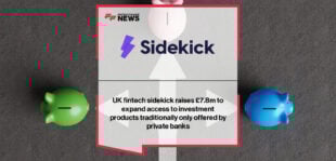 Sidekick wealth management app interface showing personalised investment portfolios, savings tools, and asset management dashboard for professional investors.