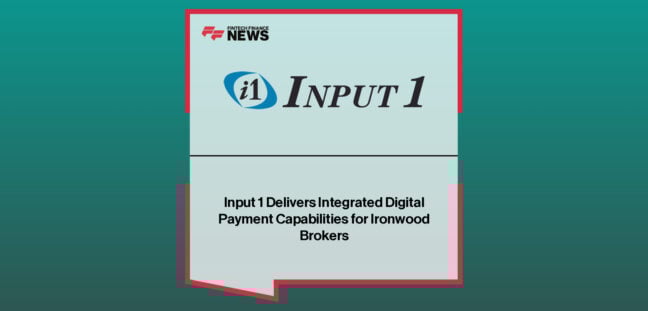 Input 1 executives Chris Farfaras and Ironwood Brokers CEO John Ratliff announcing a partnership to integrate digital payment solutions into insurance billing workflows.