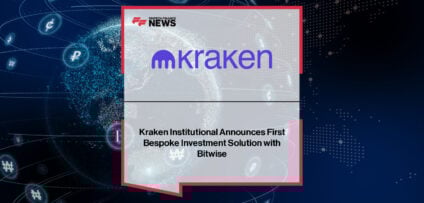 Kraken Institutional Head Gurpreet Oberoi announcing the launch of a bespoke crypto yield solution in partnership with Bitwise Asset Management.