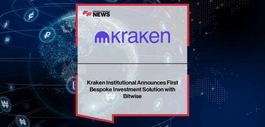Kraken Institutional Head Gurpreet Oberoi announcing the launch of a bespoke crypto yield solution in partnership with Bitwise Asset Management.