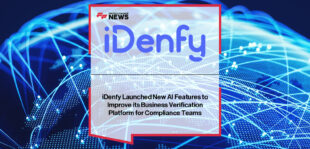 iDenfy CEO Domantas Ciulde presents the company’s upgraded KYB platform featuring AI Prefill and automated registry checks for business compliance teams.