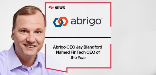 Abrigo CEO Jay Blandford Named FinTech CEO of the Year
